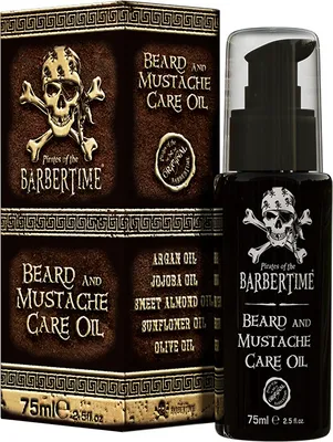 Immagine prodotto di BARBERTIME Olio per la cura della barba e dei baffi Olio per la cura della barba 75ml