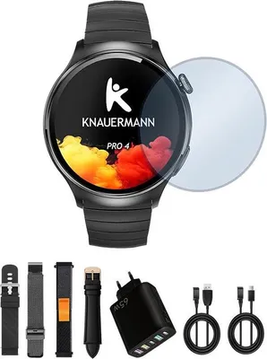 Zdjęcie produktu dla Knauermann PRO 4 (2026) Smartwatch z funkcją połączeń i SOS