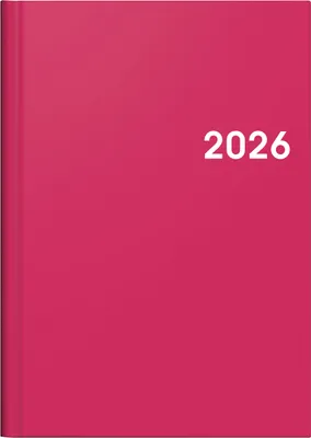Produktbild von 2026 Brunnen Buchkalender 796 A5 Papier pink