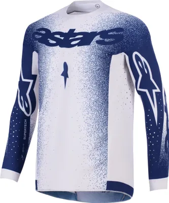 Produktbild von Alpinestars Supertech Scenz Motocross Jersey, grau/blau, M