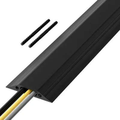 Obrázek produktu pro Ochranná páska na kabely FC83B – délka 18 metrů – 30 mm x 10 mm – vedení kabelů – ochrana kabelů – zabraňuje zakopnutí – černá