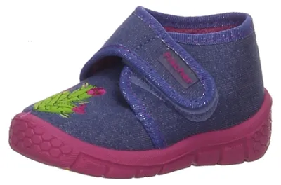 Produktbild von Fischer Markenschuhe Hausschuhe in blau, Gr. 19