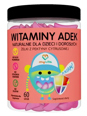 Produktbild von Myvita Adek Gummies - 60 Count