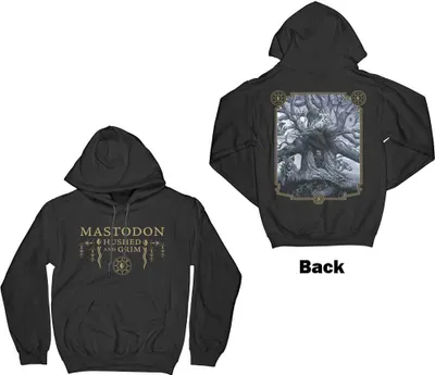 Produktbild von Mastodon Hushed & Grim Cover (Back Print) Black M Hoodie