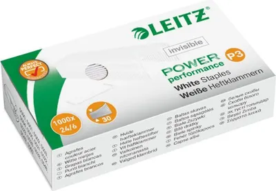 Image de Agrafes Power Performance P3 24/6mm VE=10x1000 pièces blanc