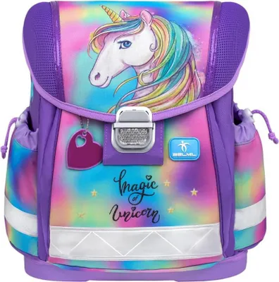 Produktbild von Belmil Schulranzen Set Mädchen Regenbogen Einhorn "Rainbow Color" 1.Klasse Einschulung Grundschule CLASSY 2026