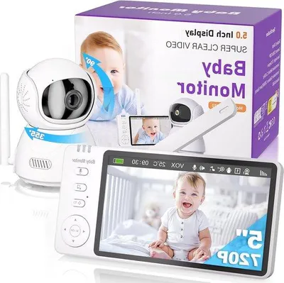 Image de Caméra sans fil pour bébé avec zoom et vision nocturne