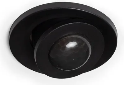 Produktbild von Bewegungssensor PIR 360º versenkbar mit Zeitschaltuhr Schwarz