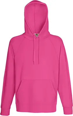 Produktbild von Fruit of the Loom 62-140-0 | Lightweight Hooded Herren Sweatshirt mit Kaputze - Farbe: Fuchsia - Größe: XL