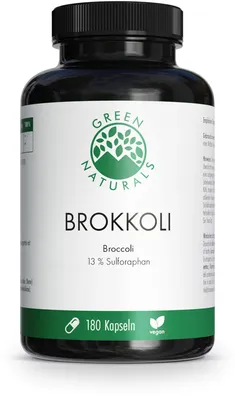 Image de GREEN NATURALS Brocoli + 13% Sulforaphane vegan, 180 St KAP