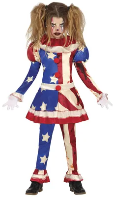 Immagine prodotto di Guirca Patriotisches Clown costume bambino 3-4 anni 3-4 anni