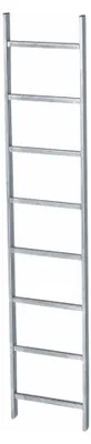 Produktbild von Zarges Schachtleiter 400mm lichte Breite 9 Sprossen Stahl verzinkt