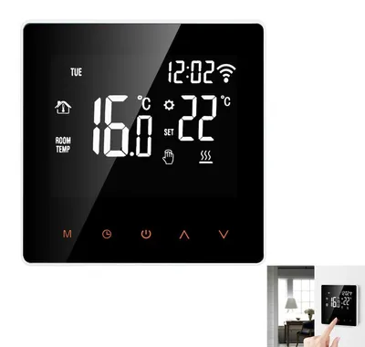 Produktbild von Tuya Smart WiFi Thermostat 3A mit programmierbarem LCD-Display, digitale Temperaturregelung für Fußbodenheizung und Warmwassersysteme