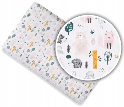 Produktbild von Spannbettlaken für Kinderbett 70x140 cm - 100% Baumwolle -
