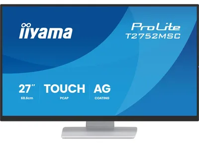 Image de Iiyama T2752MSC-W1AG IIYAMA 68.6cm (27")   T2752MSC-W1AG 16:9 Touch HDMI+DP+2xUSB