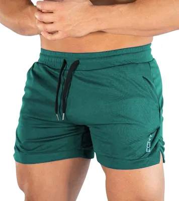 Imagen del producto de Solidchoice - Pantalones cortos deportivos para hombre con bolsillos