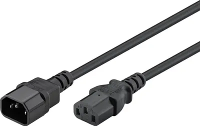 Image de Rallonge pour appareils froids, 1,8 m, noir