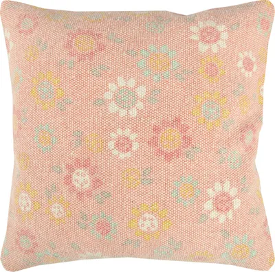Produktbild von Kissenhülle 45 x 45 cm ( Chiffa Rose ) - 100% Baumwolle - Hochwertiger Kissenbezug mit Reißverschluss