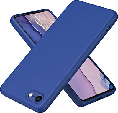 Obrázek produktu pro iPhone SE 2022 Pouzdro, Tekuté Silikonové Měkké Ochranné Pouzdro pro iPhone SE 2020/2022 / 8 / 7 modré