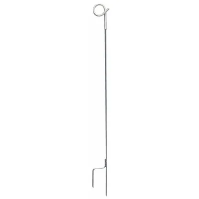 Immagine prodotto di Paletto in acciaio con occhiello, rotondo 110 cm, verde