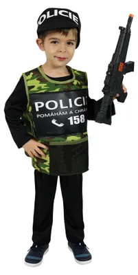 Produktbild von Kinderkostüm „Polizei“ (S) in einer E-Verpackung