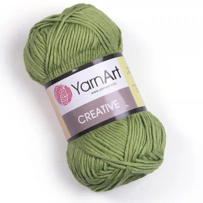 Produktbild von Yarn Art Creative 235 Olive Green Strickgarn