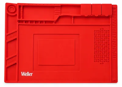 Produktbild von Weller Silikon-Lötmatte 455x300mm M mit Lineal & 4 Magnetzonen WLACCWSM2-02EU, KI-generiertes Bild