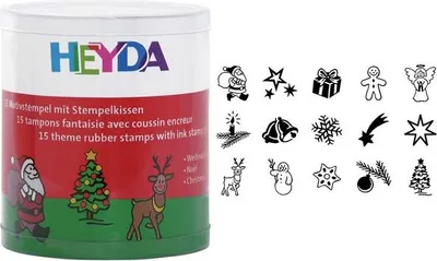 Produktbild von HEYDA 204888480, Stempel-Set für Kinder, Mehrfarbig