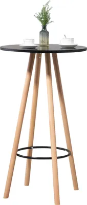 Produktbild von Stehtisch HLO-CP3 rund natura/schwarz