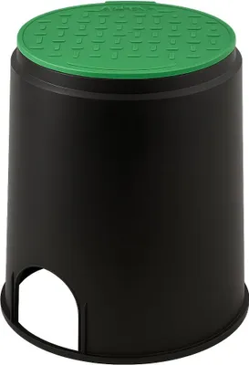 Produktbild von Ventilbox 200x235 mm | Ventilkasten | Bodeneinbaudose | Ventilschacht | Ventilbox Bewässerung | Ventilbox Rasen | Bodendose | Einbaudose | Box für Ventile