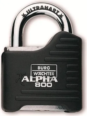 Produktbild von Burg Wächter Zylinder-Vorhangschloss Alpha 800 65 SB