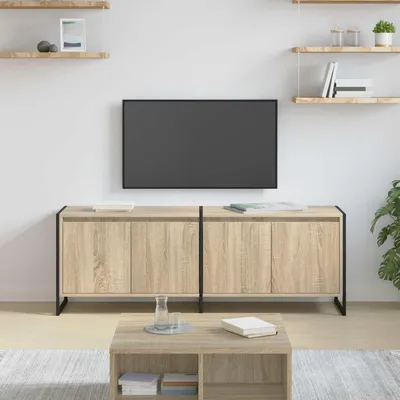 Obrázek produktu pro Maison Exclusive – Televizní skříňky, rozměry 140 x 36 x 49,5 cm, materiál: dřevotříska Sonoma