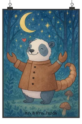 Produktbild von Mr. & Mrs. Panda Bild Skorpion Astrologie Design DIN A1 - Weiß - Geschenk, Wandbild, wanddeko, Geburtstagsgeschenk, kunstdruck poster, Tierkreiszeichen, Sternzeichen
