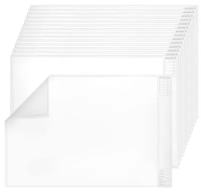 Architekten-Zeichenpapier, 15 Blatt, 59,7x40 cm, transparent