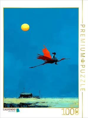 Produktbild von CALVENDO Puzzle Dämmerungsflug | 1000 Teile Lege-Größe 64x48cm Foto-Puzzle für glückliche Stunden