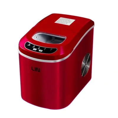 Immagine prodotto di Macchina per cubetti di ghiaccio portatile LIN ICE PRO-R12 rossa