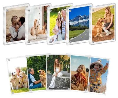 Obrázek produktu pro Sada 10 magnetických rámečků na fotografie do lednice