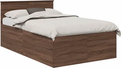 Zdjęcie produktu dla vidaXL Rama łóżka dąb brązowy 120 x 200 cm materiał drewnopochodny