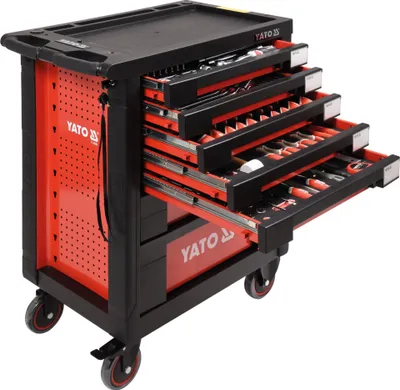 Image de Servante d'atelier 980x770x465mm incl. outillage 211 pièces