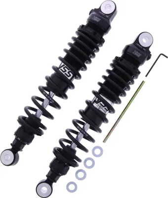 Immagine prodotto di Ammortizzatori posteriori YSS neri regolabili RZ362-350TRL-57-B lunghezza 345-355 mm