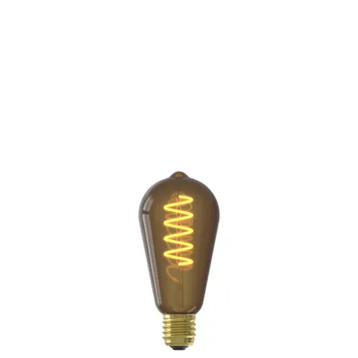 Obrázok produktu pre LED žiarovka Calex E27, ST64, špirálové vlákno, vintage rustikálna, teplé biele svetlo, stmievateľná
