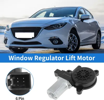 Image de Moteur De Lève-Vitre Électrique Côté Conducteur Avant Gauche Pour Mazda 3 2014-2018 No.Bhn95958X/85720Wb001 Moteur De Lève-Vitre 6 Broches