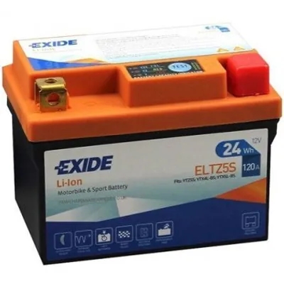 Obrázek produktu pro Exide ELTZ5S Li-Ion lithiová baterie pro motocykly 12 V 2 Ah 120 A