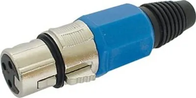 Immagine prodotto di Presa Xlr - 3 Pin - Nichelata - Blu