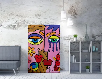 Zdjęcie produktu dla Wallity, WY211- WRZ1241, Kolorowe, Wydruki na płótnie, 70 x 100 cm, 50% bawełna / 50% poliester