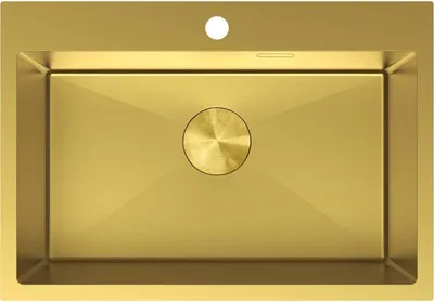 Produktbild von Mexen Solix Edelstahlspüle 1 Becken 650 x 450 mm, gold - 6403651000-55