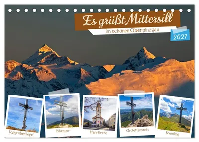 Produktbild von Es grüßt Mittersill (Tischkalender 2027 DIN A5 quer), CALVENDO Monatskalender