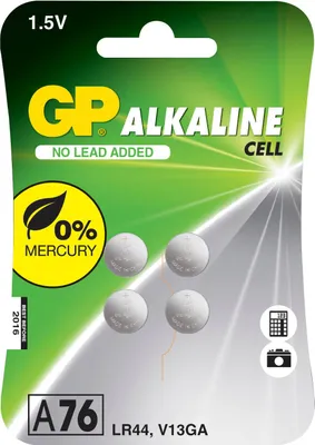 Produktbild von GP Battery GP A76 - Batterie 4 x LR44 - Alkalisch