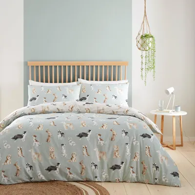 Productafbeelding van Fusion hondenbedovertrek, tweepersoonsformaat (200 x 200 cm), omkeerbaar design (beige)