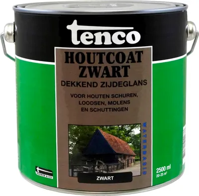 Produktbild von Holzanstrich auf Wasserbasis schwarz 2,5l Farbe/Lasur Tenco